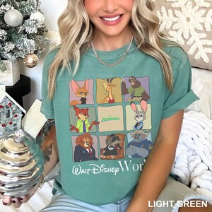 Disney Zootopia Characters Shirt, Comfort Colors Shirt, Disney Family Trip Shirt, Zootopia Tee, Zootopia Walt Disney World Shirt, 143867 image 8