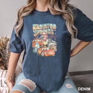 Retro Radiator Springs Cars Movie Shirts, Comfort Colors Shirt, Lightning McQueen T-Shirt, Cars Movie Disney Shirt, Disney Cars Tee, 142358 bild 10