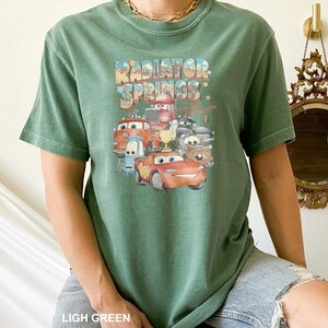 Retro Radiator Springs Cars Movie Shirts, Comfort Colors Shirt, Lightning McQueen T-Shirt, Cars Movie Disney Shirt, Disney Cars Tee, 142358 bild 14