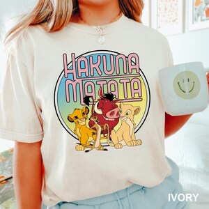 The Lion King Hakuna Matata Shirt, Comfort Colors Shirt, Disney Lion King Shirt, Disney Animal Kingdom Shirt, Disney Simba Shirt, 141718