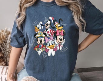Comfort Colors Disney Cruise Squad Shirt, Retro Disney Cruise Squad Graphic Tee, Magical Vacation Tee, Family Theme Trip Top, 145989