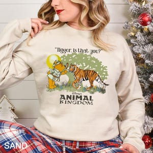 Winnie The Pooh Sweatshirt, Disney Animal Kingdom Hoodie, Disney Animal Kingdom Crewneck, Winnie The pooh and Tiger Sweatshirt, 141504