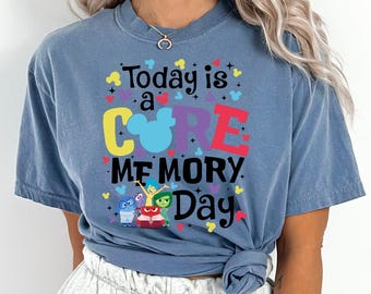 Disney Inside Out Today Is A Core Memory Day Shirt, Comfort Colors Disney Shirt, Pixar Inside Out Shirt, Disney Family Trip Shirt 141570