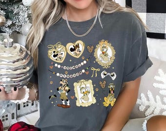 Disney Animal Kingdom Shirt, Comfort Colors,Mickey And Friends Leopard Coquette Bows Tee,Animal Kingdom Shirt, Disney Safari Mode Tee,143534