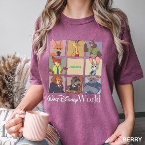 Disney Zootopia Characters Shirt, Comfort Colors Shirt, Disney Family Trip Shirt, Zootopia Tee, Zootopia Walt Disney World Shirt, 143867 image 12