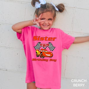 CustomCars Birthday Shirt,Custom Cars Shirt, Comfort Colors Pixar Tee, Matching Family Cars Shirt, Lightning McQueen Tee, Disney Trip,142262 image 17