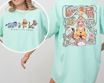 Camiseta Disney de Winnie the Pooh y sus amigos, colores cómodos, familia Disney, Pooh Disney, niños Disney, 141757