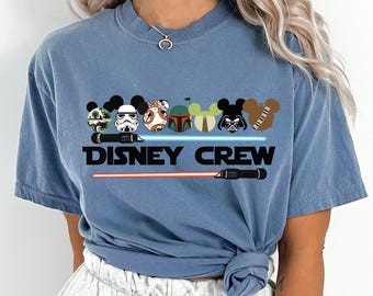 Star Wars Disney Crew Shirt, Comfort Colors Disney Shirt, Star Wars Family Shirt, Disney Star Wars Shirt, Disney Crew Shirt 141160