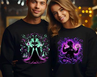 Disney Villains Sweatshirt, Evil Queen Hades Scar Maleficent Jaffar Yzma Ursula Cruella Dr. Facilier Hoodie, Good To Be Bad Crewneck, 144083