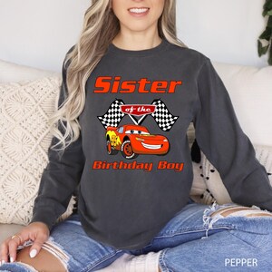 CustomCars Birthday Shirt,Custom Cars Shirt, Comfort Colors Pixar Tee, Matching Family Cars Shirt, Lightning McQueen Tee, Disney Trip,142262 image 14