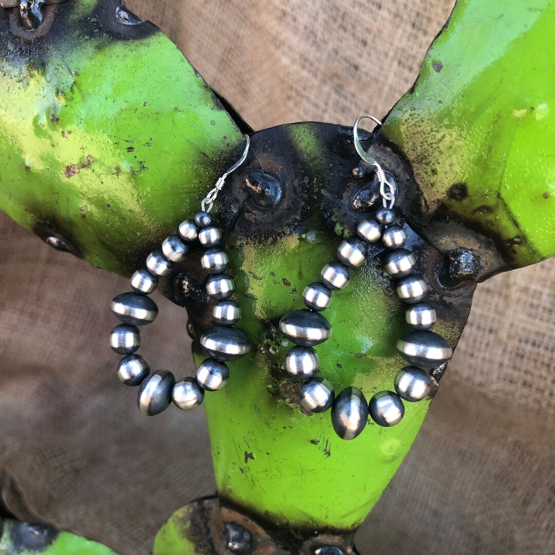 Teardropstyle Genuine Navajo Pearl Earrings Etsy