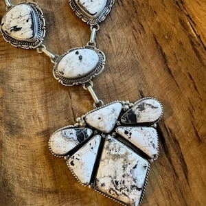 White Buffalo Statement Necklace