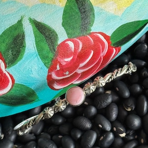 Pink Conch Cuff Bracelet