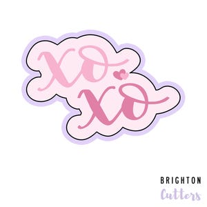 XOXO Cookie Cutter
