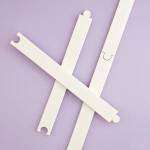 Interlocking Dough Sticks / Rolling Pin Guides / Snap Apart for Easy Storage