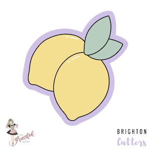 2 Lemons Cookie Cutter