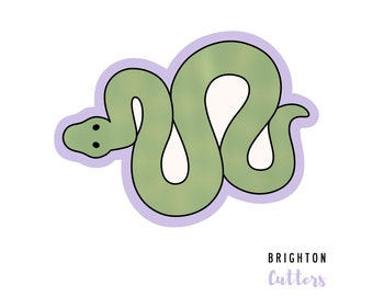 Cortador de galletas con forma de serpiente