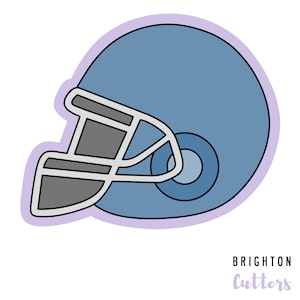 Football Helmet Cookie Cutter