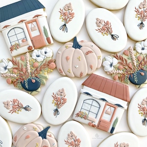 Arlo&#39;s Cookies Autumn Florals Cookie Cutters