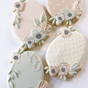 Floral Egg Cookie Cutter