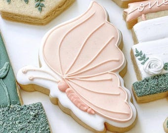 Side Butterfly Cookie Cutter Monarch Butterfly