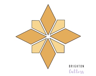 8 Pointed Star Platter Multi-Cutter (Design B)