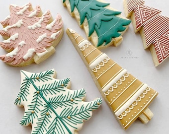 Tree Cookie Cutters for Christmas Baking: Frilly, Whimsical, Evergreen