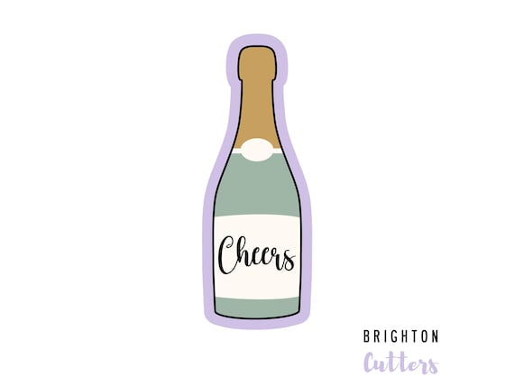 Champagne Bottle Cookie Cutter