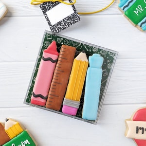 Crayon / Ruler / Highlighter / Pencil Cookie Cutters