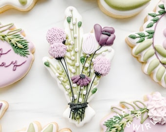 Bouquet Cookie Cutter for Weddings, Showers and Events by Arlo's Cookies