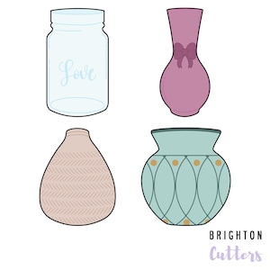 Vases Cookie Cutters