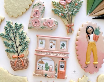 Plant Lover Cookie Cutters created for Arlo&#39;s Cookies Plant Lovers Workshop