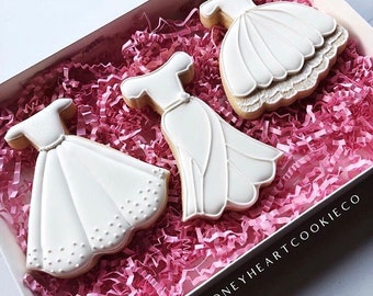 Princess Dress Set of 3 Cookie Cutters