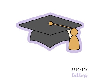 Graduation Cap (Tassel Left) Cookie Cutter