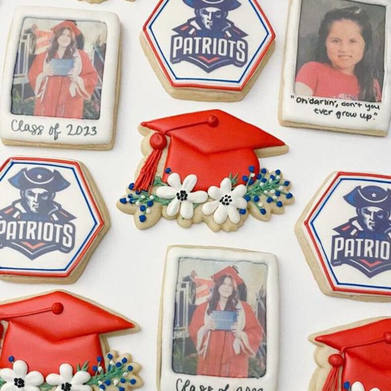 Floral Grad Cap Cookie Cutter image 5