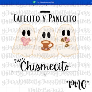 Cafecito y panecito para el chismecito, chisme, pan dulce, fantasmas, ghosts, halloween, spooky season, pan y chisme, cafe y chisme