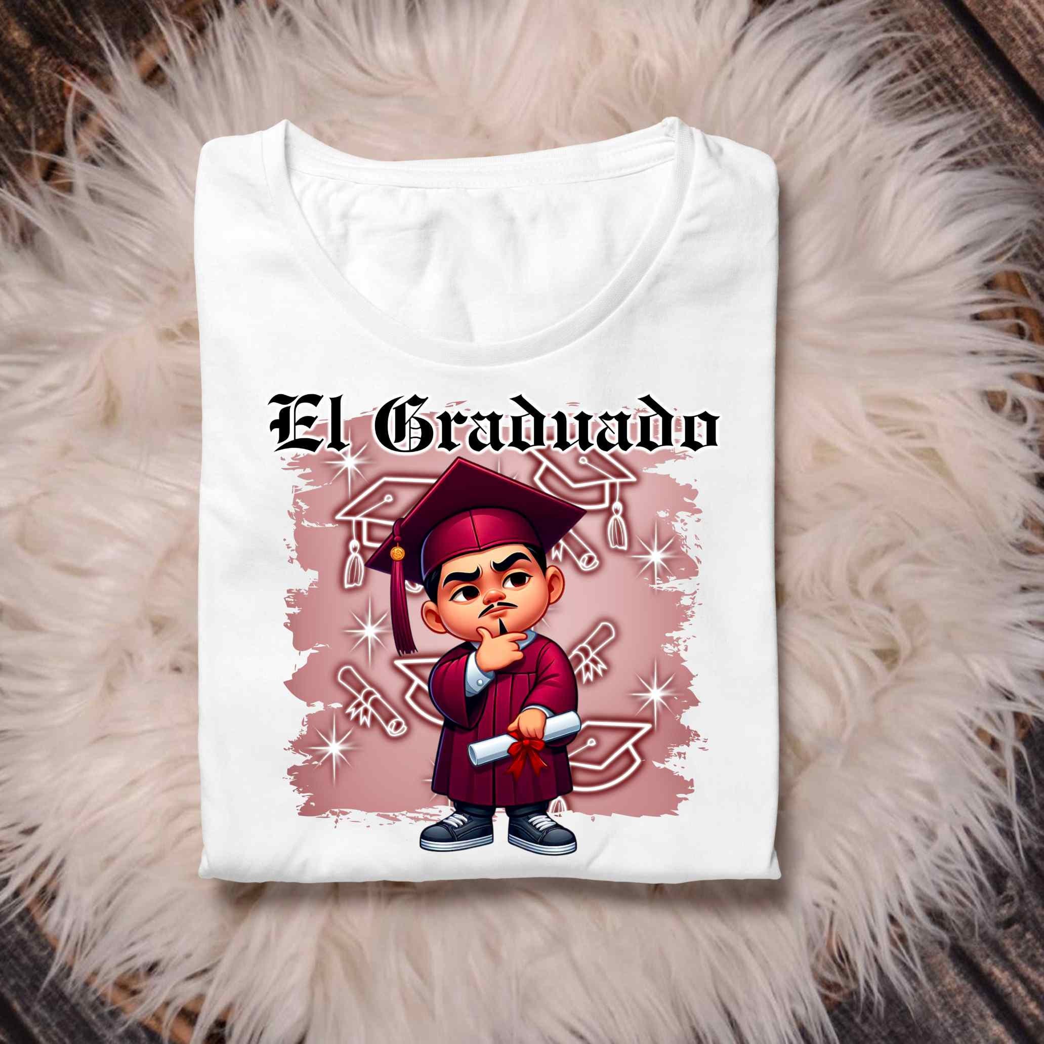 El Graduado Graduating Senior Mexican Loteria T Shirt El Graduado Graduating Senior Mexican Loteria T Shirt