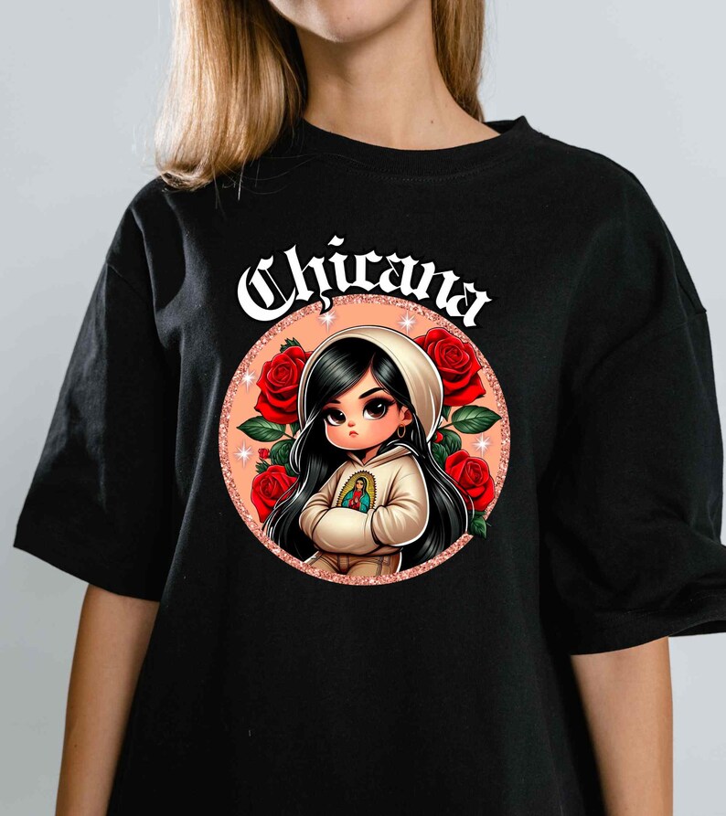 Old School Chicana Rose Gold With Roses Png - Etsy