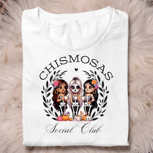 Chismosas social club PNG FILE-Digital halloween chismecito girls