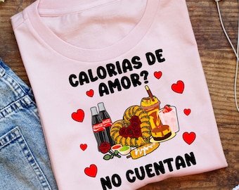 Calorias de amor no cuentan png, mexican valentine png
