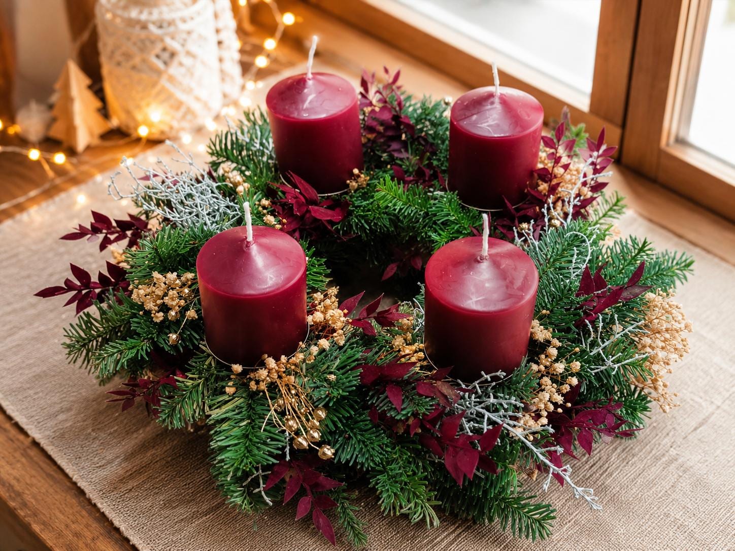 Adventskranz künstlich