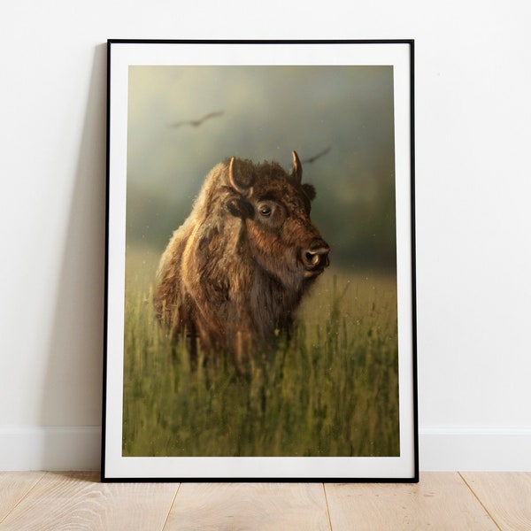 Bison Painting Printable Art Etsy Bison Painting Printable Art Etsy