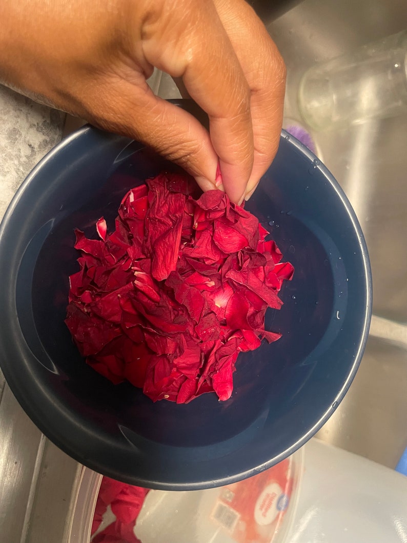 100 Natural Rose Water With Real Rose Petals, Cruelty Free, Botanicals