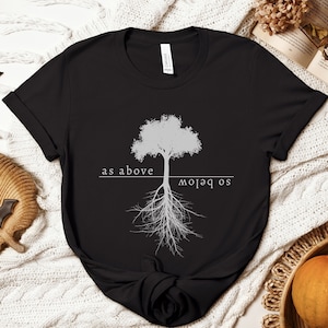 As Above So Below Shirt, Occult Tee, Hermetic T-Shirt