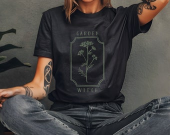 Garden Witch Shirt, Gardening Tee, Herbal Witchcraft