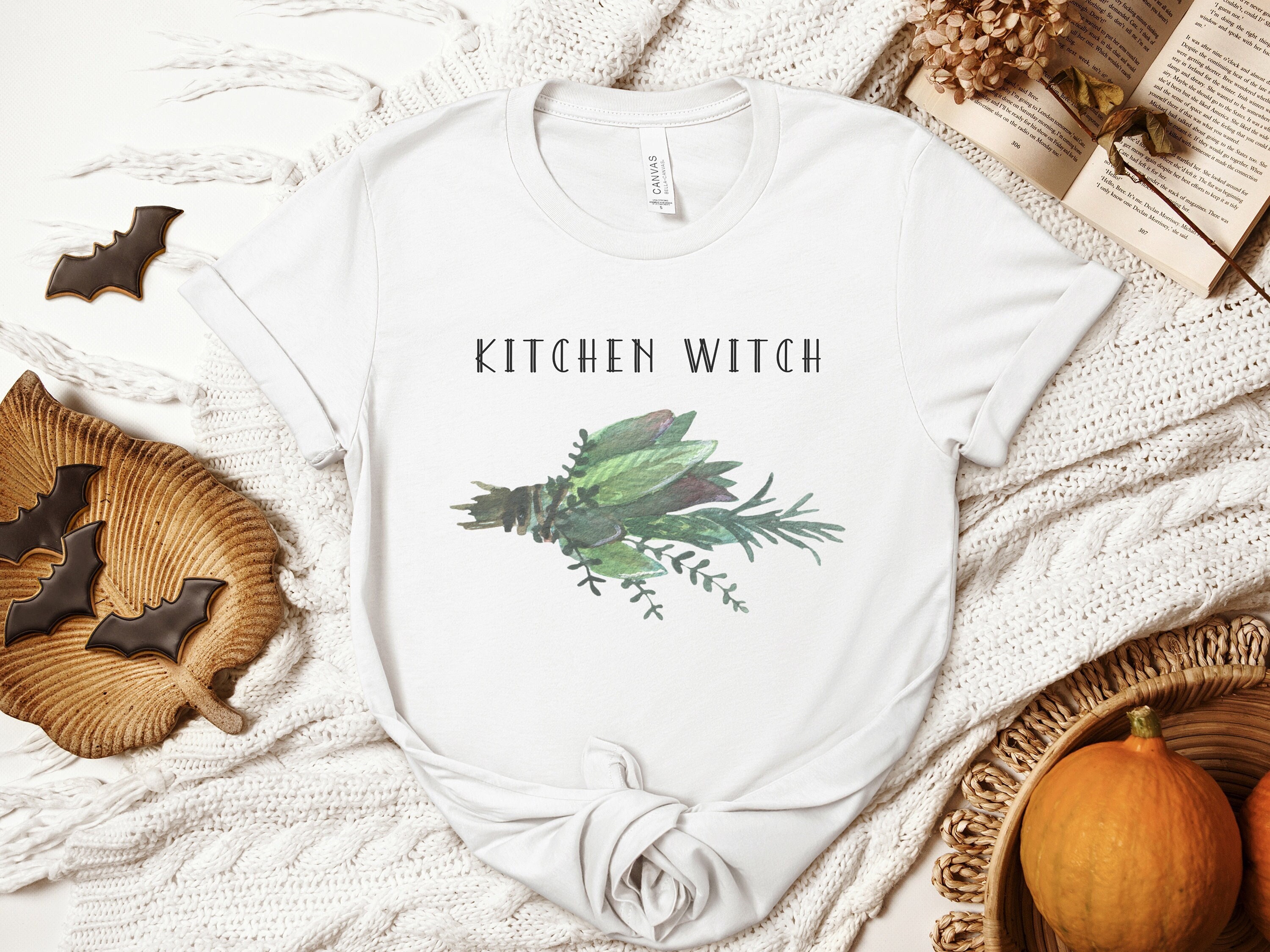 Botany Oversized TShirt Mandrake Herbal Tee Boho Witchy 