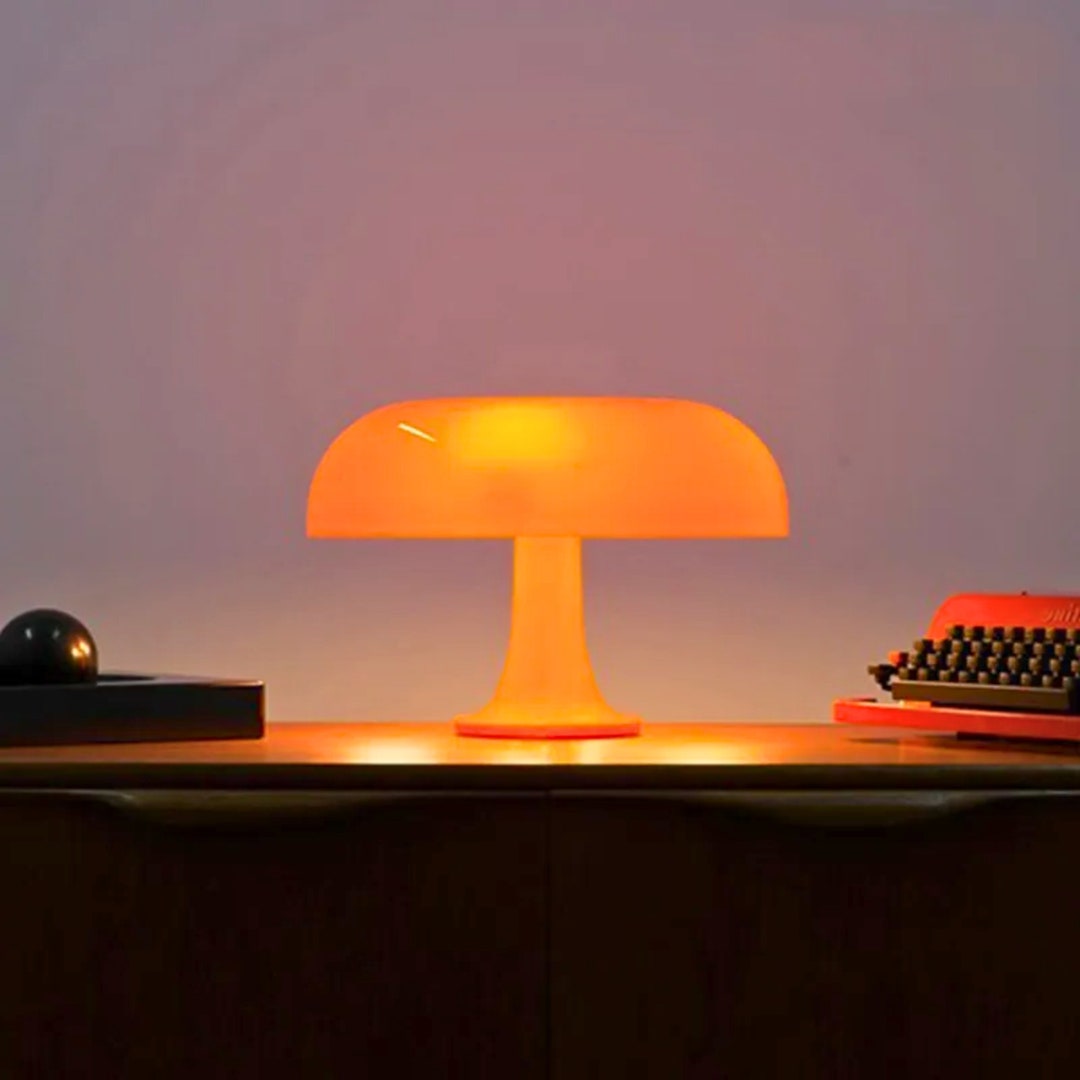 Mushroom Lava Lamp Mushroom Night Light Lamp Modern Table Etsy