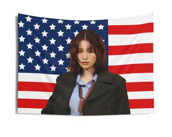 Twice Sana Stunning Visuals American Flag, Sana American Tapestry