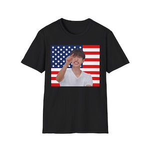 Seventeen DK Meme American Flag Shirt, Svt Concert Shirt, Svt Kpop Shirt, Seventeen Follow Again, Seventeen Spill the Feels, Svt World tour