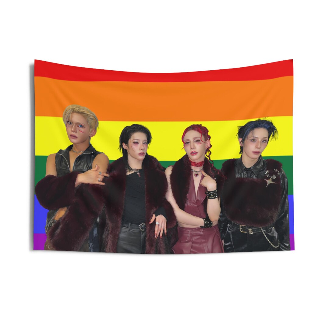 Xlov Members Pride Flag, Xlov Concert Banner, Xlov Kpop Flag, Xlov Rizz ...
